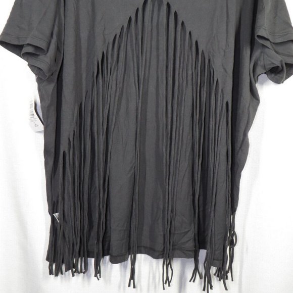 Torrid Plus 2X The Doors Relaxed Fit Fringe Back Cotton Blend T-Shirt - Picture 8 of 8